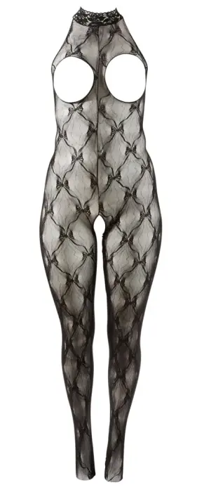 Catsuit ar atvērtu krūšu daļu – melns – XL/2XL Foto 5