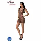 PASSION BS097 чёрное сетчатое боди – One Size — Фото 3