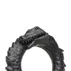 Black Caiman - Silicone Cock Ring - Black — Photo 5
