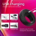 Ar lietotni vadāms vibrējošs dzimumlocekļa gredzens Foto 15