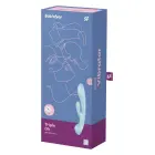 Satisfyer Triple Oh кролик-вибратор – 18 cm (7″) – синий — Фото 6