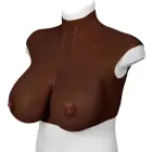 XX-DreamsToys Ultra Realistic Breast Form – Black – XL — Photo 1
