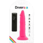 Diversia lankstus vibruojantis dildo – 23 cm (9″) – rožinis — Nuotrauka 7