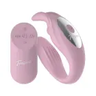 Teazers C-forma trusīša pāru vibrators ar tālvadību – rozā — Foto 3
