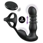 AFE Ass-Gasm Slide&Glide Black Dildo – 19 cm – Black Photo