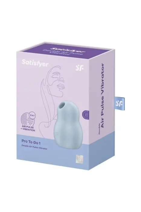 Satisfyer Pro To Go 1 воздушно-импульсный стимулятор – синий