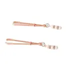 Rose Gold Nipple Clamps with Rhinestones — Photo 5