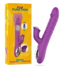 Fun Function Zenda Thruster & Rotation divkāršās darbības vibrators – 24.5 cm (9.6″) – violets — Foto 1