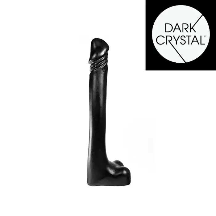 Dark Crystal dildo – 14 cm (5.5″) – melns