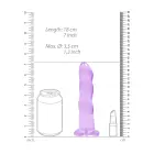 Non-Realistic Dildo with Suction Cup – 17 cm (7″) – Clear — Photo 4