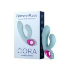 FemmeFunn Cora dubultais vibrators – 16.5 cm (6.5″) – zils — Foto 5