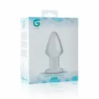 Glas Model No. 25 vidējs stikla anālais aksesuārs – 10 cm (4″) – Caurspīdīgs — Foto 4