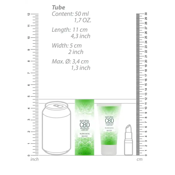 Natural CBD lubrikants uz ūdens bāzes – 50 ml Foto 12