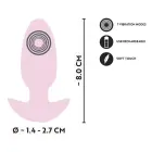 Cuties vibrējošs mini anālais spraudnis – 8 cm – Rozā — Foto 11