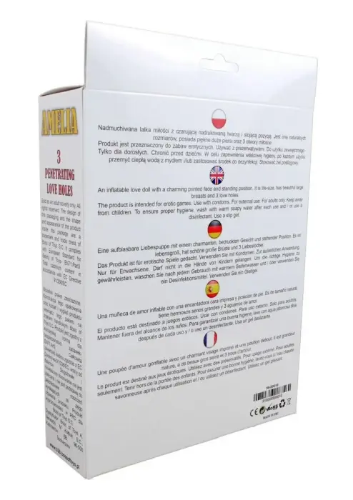 Amelia piepūšamā mīlas lelle – 3 caurumi Foto 6