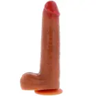 Foreskin Vibrating Silicone Dildo – 25 cm — Photo 3