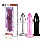 Stikla Romance Dildo – 12.7 cm (5″) – Melns Foto 1