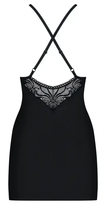 Obsessive кружевная сорочка со стрингами – L/XL Фото num