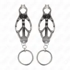 KINK O-Ring Japanese Clover spenelių spaustukai – sidabriniai — Nuotrauka 2