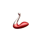 Luigekujuline vibraator vahetatavate peadega – USB laetav, app-juhitav — Foto 3