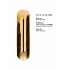 10 greičių įkraunamas kulkos vibratorius – geltonas Photo