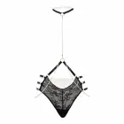 Christine Mea Luxury Lace Pearl Thong Black - Elegant Design & Comfort — Фото 4