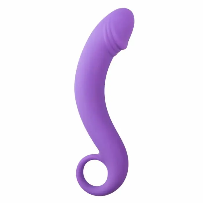 EasyToys Silicone Prostate Massager – 13 cm – Purple