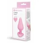 b-Vibe Butties B-Mine – silikona anālais spraudnis ar sirds formas pamatni – 8,9 cm — Foto 1