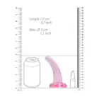 REALROCK Non-Realistic Dildo with Suction Cup – 11.5 cm (4.5″) – Clear — Photo 4
