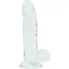 Addiction Crystal Addiction caurspīdīgs dildo – 20 cm (8″) — Foto 1