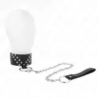 KINK reguleeritav kaelarihm V-neediga – must nahk, 36–43 cm, 5 cm lai — Foto 2