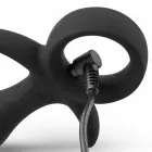 EasyToys Butt Buzzer Silicone Anal Plug – 10.5 cm – Black — Photo 4