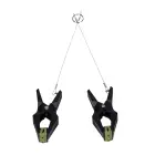 Hardwire Hangers krūšu galu atsvari – melni/zaļi — Foto 3