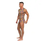 Male Power Fitness Tank – Multicolored – XL — Photo 1