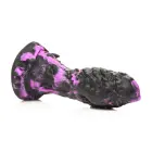 Grim tekstuuriga dildo – 20 cm (7.8″) – must/lilla — Foto 4
