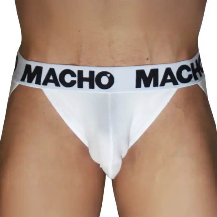 Macho MX29BL – jockstrap with double rear straps – white – L