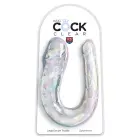 Pipedream King Cock Clear Large Double Trouble kahepoolne dildo – 44 cm (17.3″) – läbipaistev — Foto 1