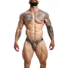 Dngeon Chainlink Jockstrap – Grey – One size — Photo 5