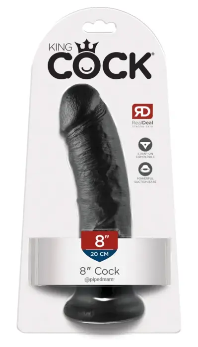 King Cock 8 дилдо – 21.5 cm (8.5″) – Черный