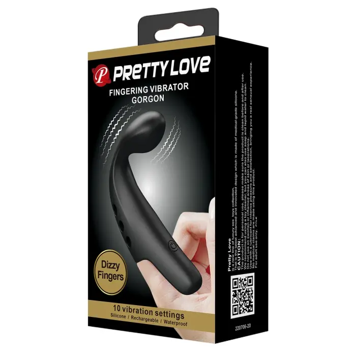 PRETTY LOVE Gorgon пальчиковый вибратор – 10 функций
