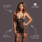 Lola Strappy Set Dress – One Size – Black — Photo 4