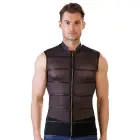 Men's Sleeveless Powernet Shirt – Black – S — Photo 2