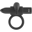 Black&Silver Burton rechargeable vibrating cock ring – 10 modes – black — Photo 6