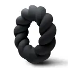 Twist - Ne vibruojantis varpos žiedas – juodas — Nuotrauka 2