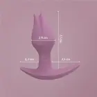 Bootie Fem analinis kištukas – S – Rožinis Photo