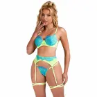 SUBBLIME 955328 Lace Lingerie Set – Green-Blue – L/XL — Photo 4