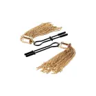 GUILTY PLEASURE Tassel Tease Nipple Clamps with Gold Chains and Fringes — Photo 2