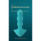 Stymulator-Angelo meeste prostata kolmekordse stimulatsiooni dildo – 15 cm – Sinine Photo