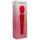 CARESSE Компактный wand вибратор – 25 cm (9.8″) – красный — Фото 2