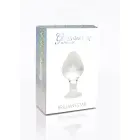 Brilliant Clear Glass Anal Plug — Photo 2